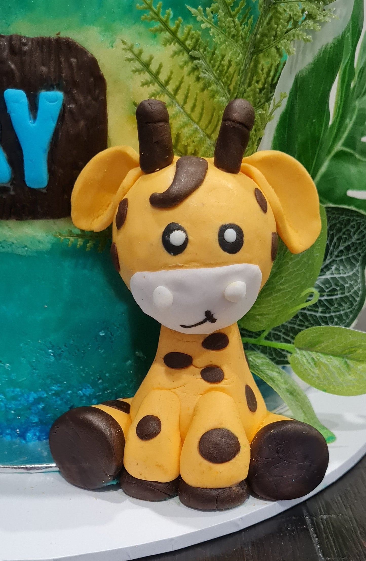 Africa Theme Fondant Cake