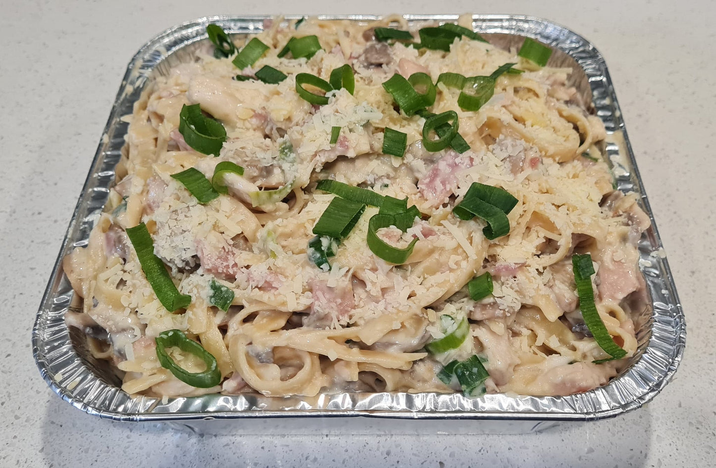 Chicken Boscaiola Fettuccini