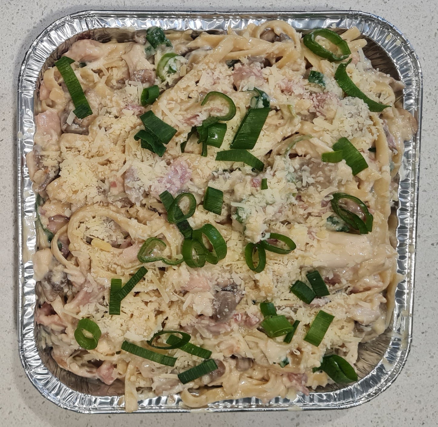 Chicken Boscaiola Fettuccini